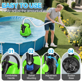 Chsuiwe electric pump includes four adapters for flexible connections