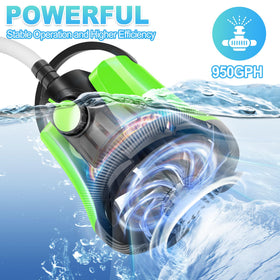 Chsuiwe portable water removal pump for basements and hot tubs