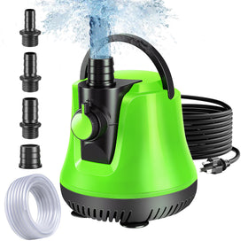 Chsuiwe sump pump with adjustable flow for versatile drainage