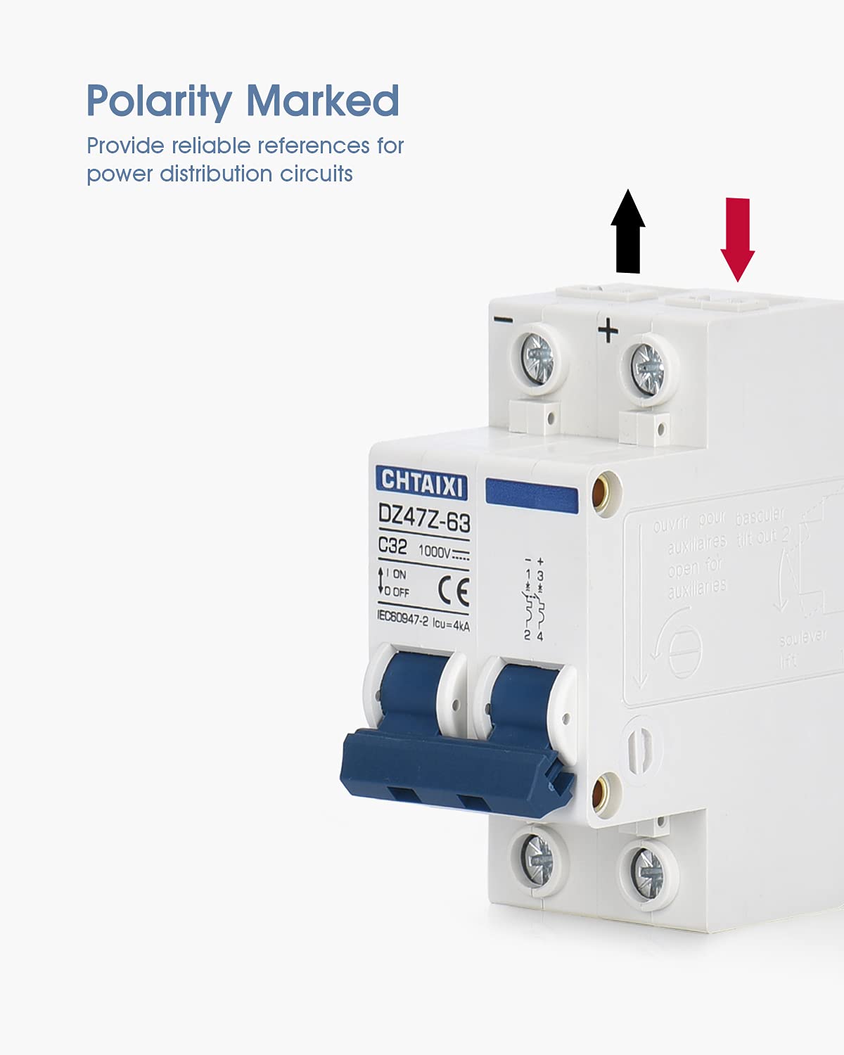 CHTAIXI DC MCB disconnect switch for reliable DC isolation in panels