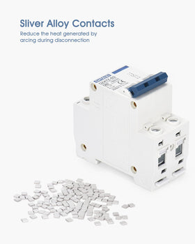 CHTAIXI DC MCB screw-clamp wires ensures secure connections during maintenance