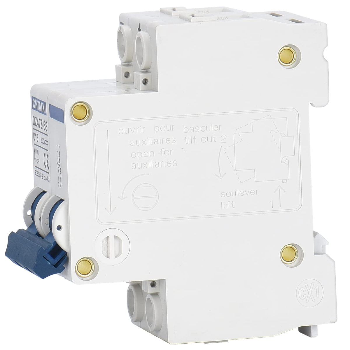 CHTAIXI DIN rail mount DC breaker in compact panel