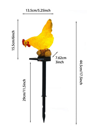 CHUANGFENG weatherproof chicken lamp survives outdoor conditions.