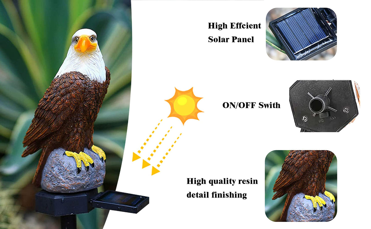 CHUANGFENG weatherproof eagle light withstands rain and frost outdoors.