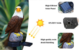 CHUANGFENG weatherproof eagle light withstands rain and frost outdoors.