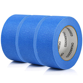 CHUANGSEED blue painter's tape roll, 1.88-inch wide, for clean, sharp lines.