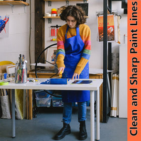 CHUANGSEED tape removal demonstrates clean, residue-free finish after use.