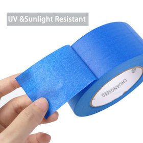 CHUANGSEED painter's tape features easy-release adhesive for simple peeling.