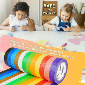 CHUANGSEED easy-peel tape sticks cleanly on plastic, glass, and paper