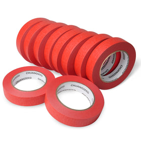 CHUANGSEED red painter tape roll for crisp lines and clean masking.