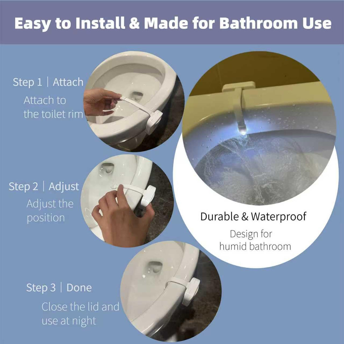 Chunace funny gift night light adds humor to bathroom decor