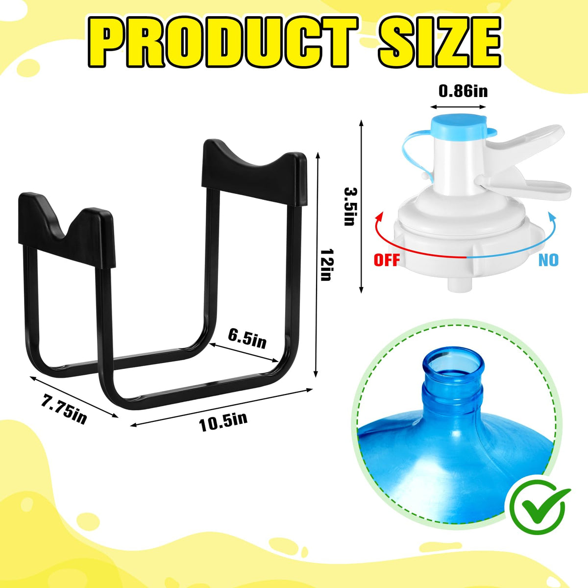 Chunful dispenser valves offering smooth, controlled pouring