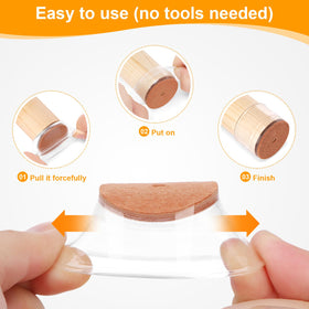 CHUNZEXI floor protection keeps hardwood and tiles pristine while furniture glides.