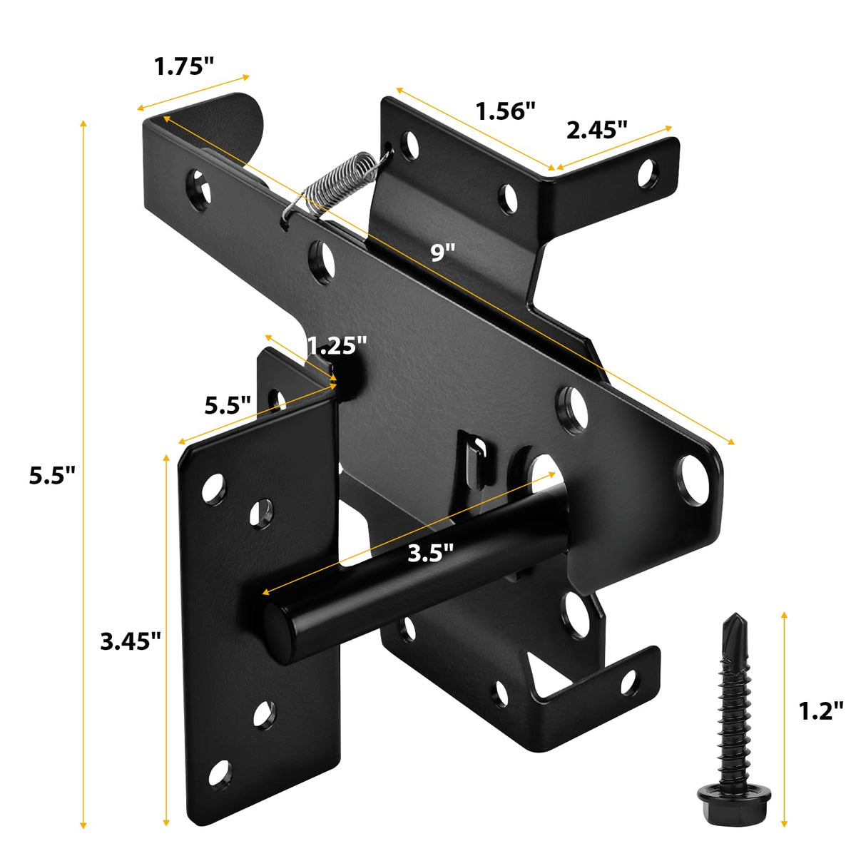 CHXLQQX latch kit includes keeper for quick fence installation