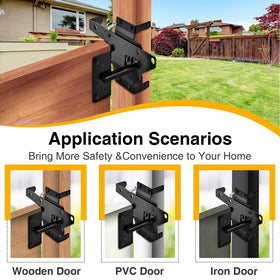 CHXLQQX heavy-duty lock for pets and families on exterior gates