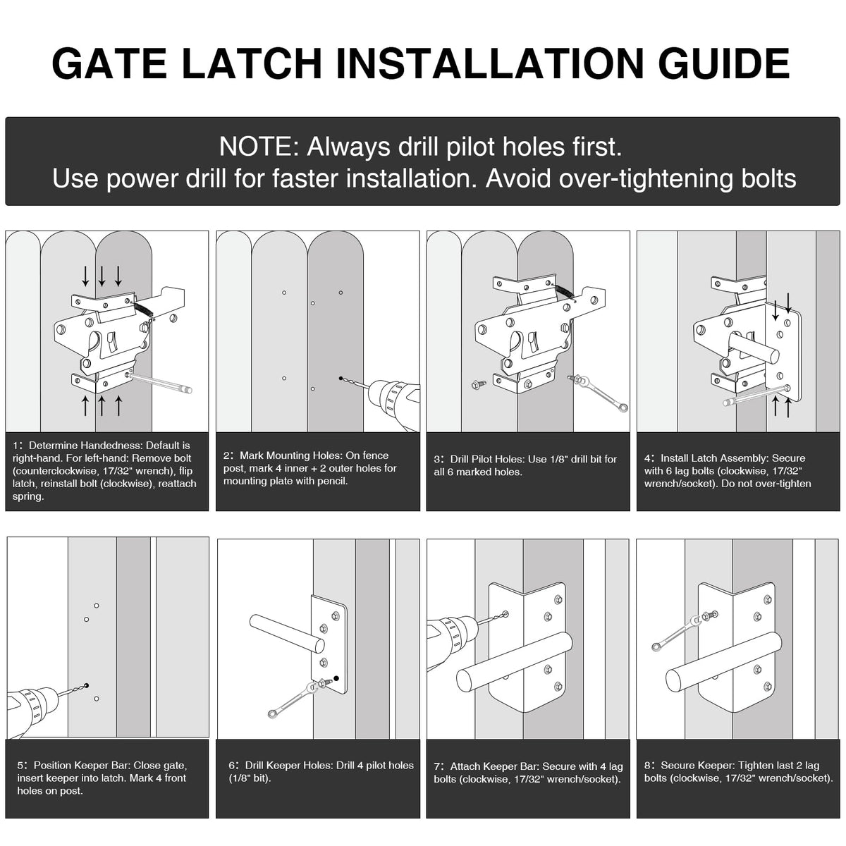 CHXLQQX heavy-duty gate lock enhances garden boundary security