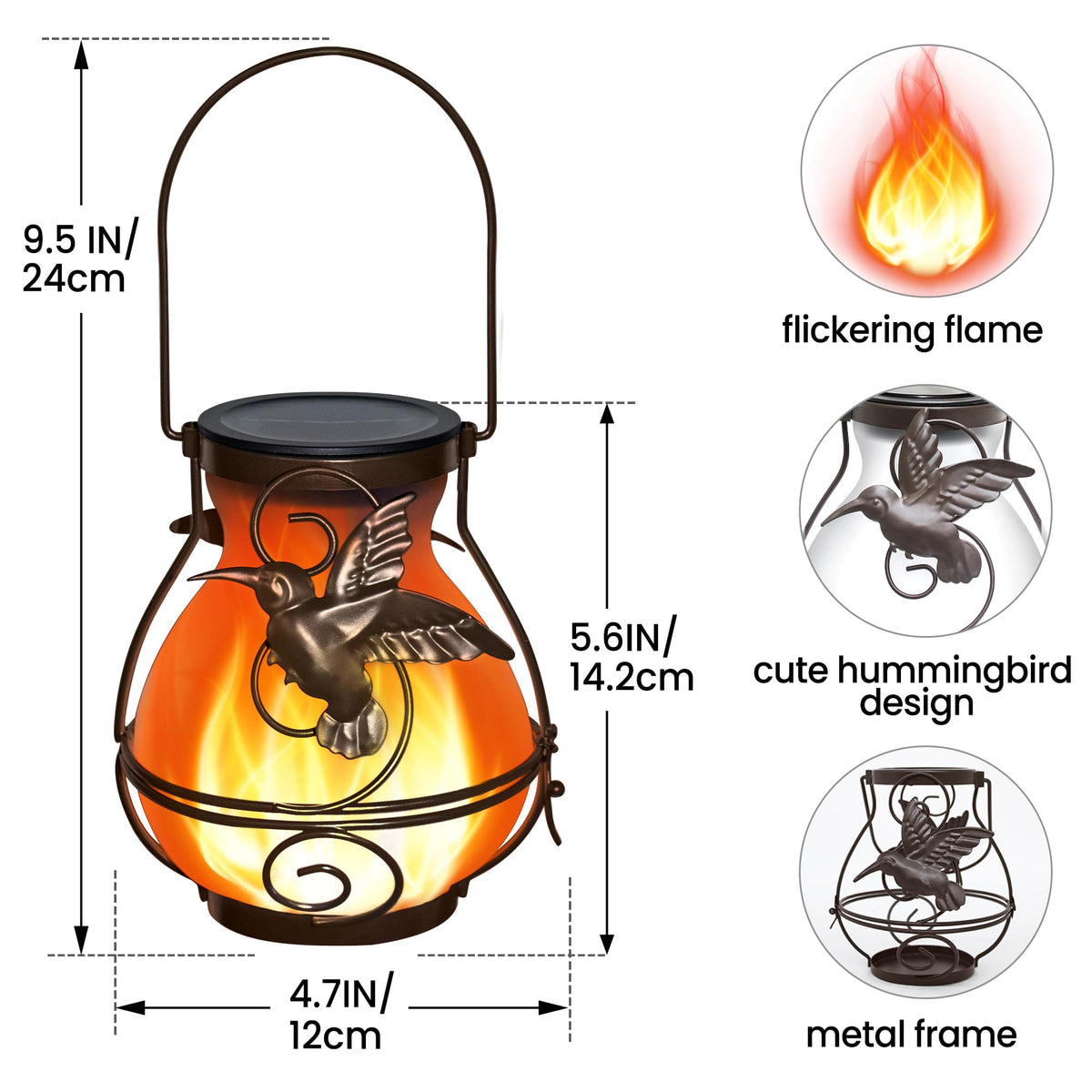 CHYGRON garden decor lantern makes a thoughtful gift for mom or grandma.