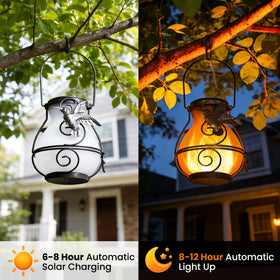CHYGRON IP65 waterproof lantern withstands rain for outdoor use.