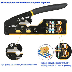 CHZHLM high-carbon steel blades ensure durable, long-lasting performance.