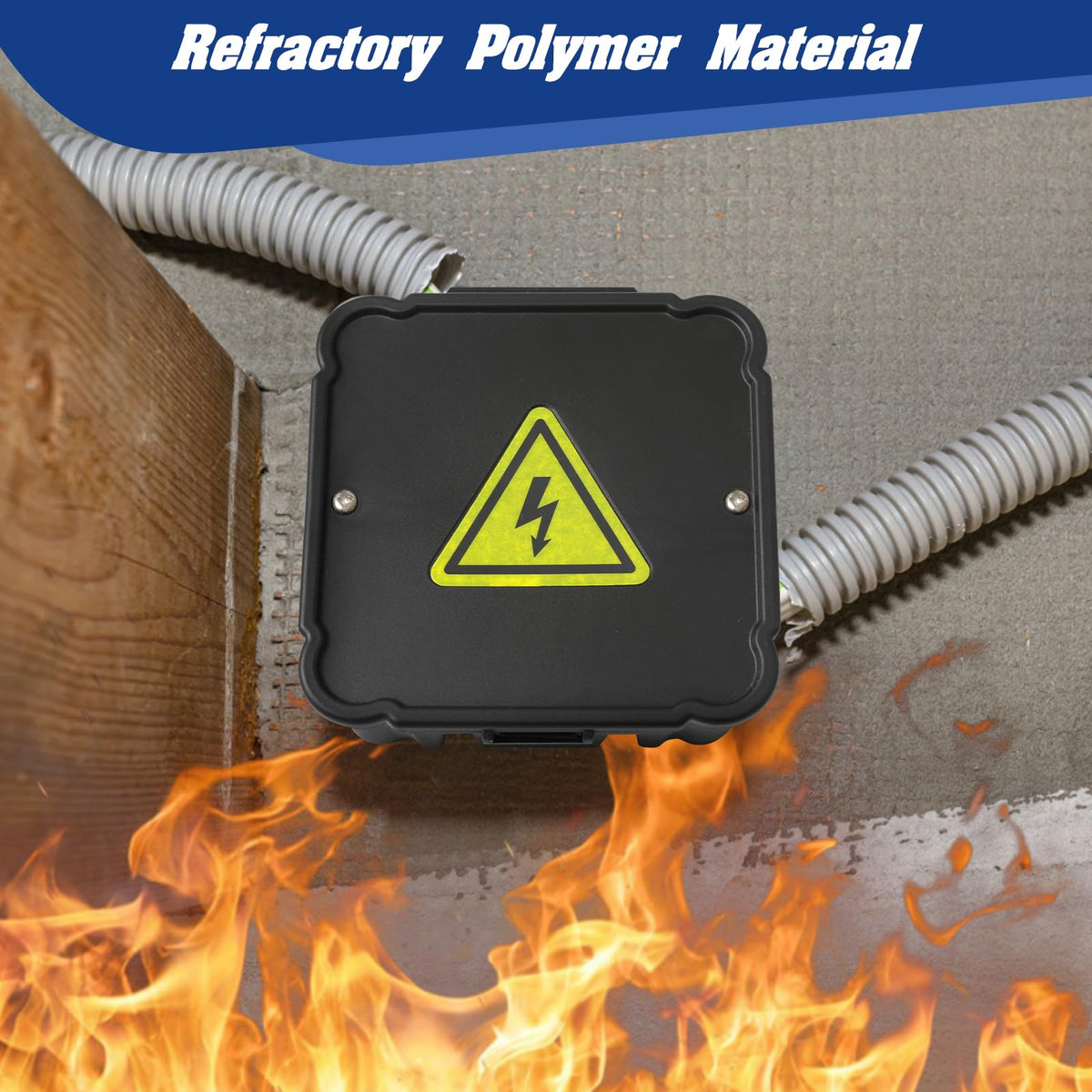 CICHKELY compact splice box design fits standard splices with durable construction.