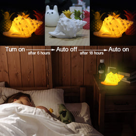 CICINY conch-shell night light, battery-powered, ideal for portable use.