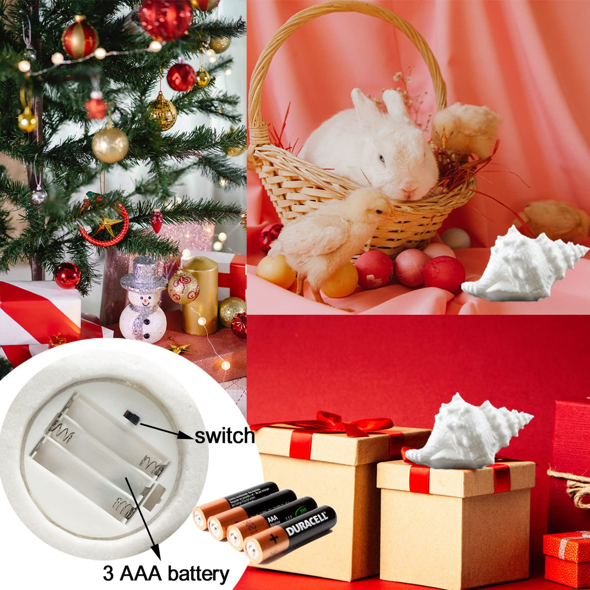 CICINY nursery night light provides gentle illumination during midnight feeds.