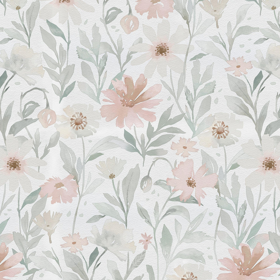 CiCiwind pink floral wallpaper for bedroom with easy peel-and-stick application