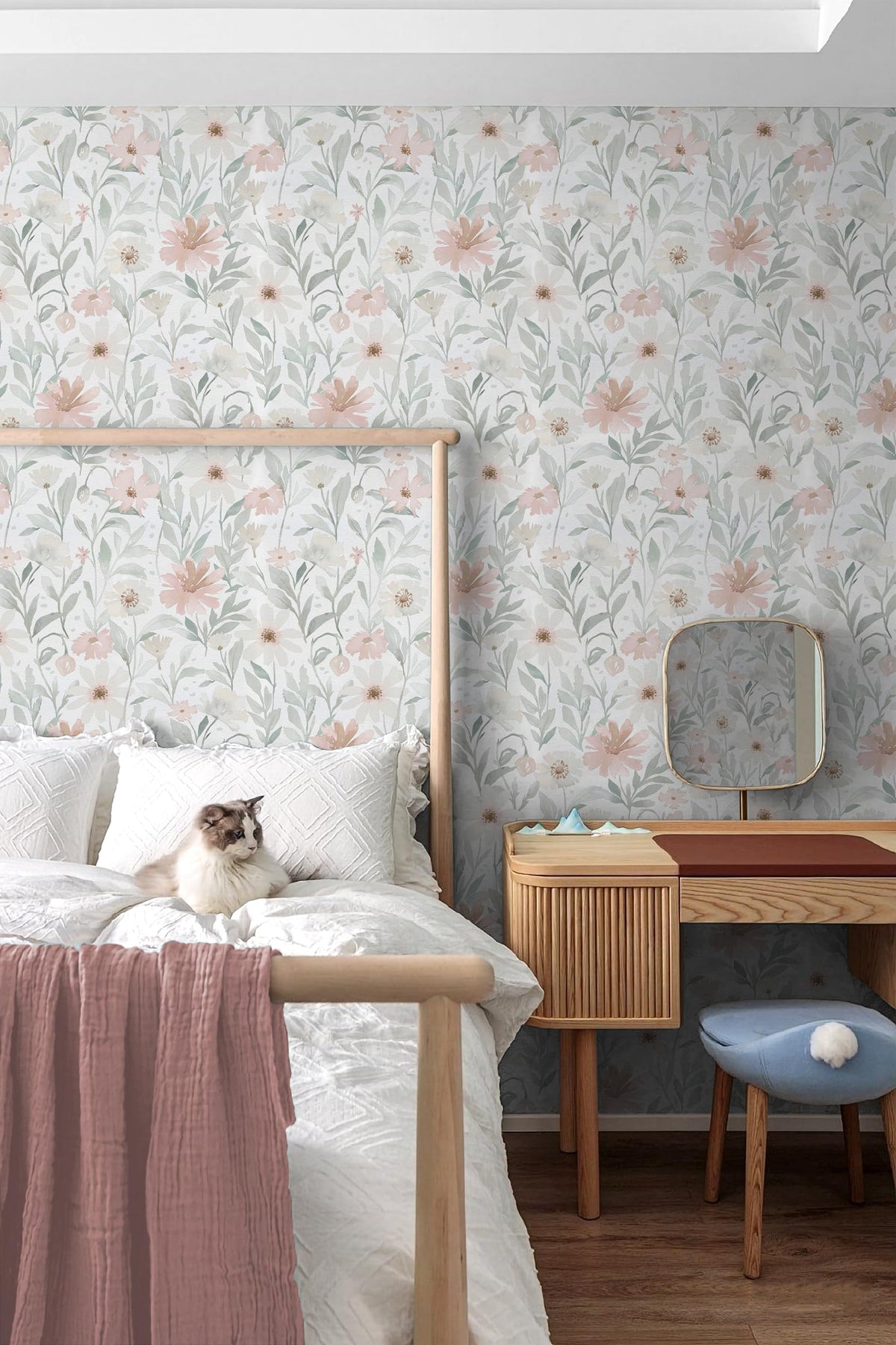 CiCiwind waterproof removable wallpaper ideal for bathrooms with mess-free removal