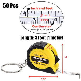 Cididu retractable tape measure in ABS case for easy on the go measurements.