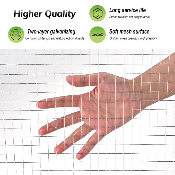 Cieex poultry netting for garden use to protect beds from small animals.