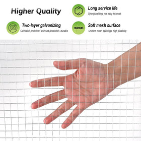 Cieex poultry netting for garden use to protect beds from small animals.