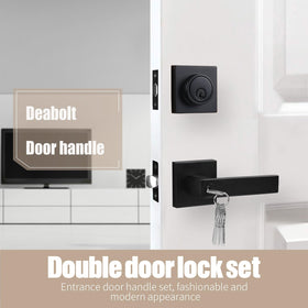 Cielsa Dawn exterior door handle and deadbolt with durable grip