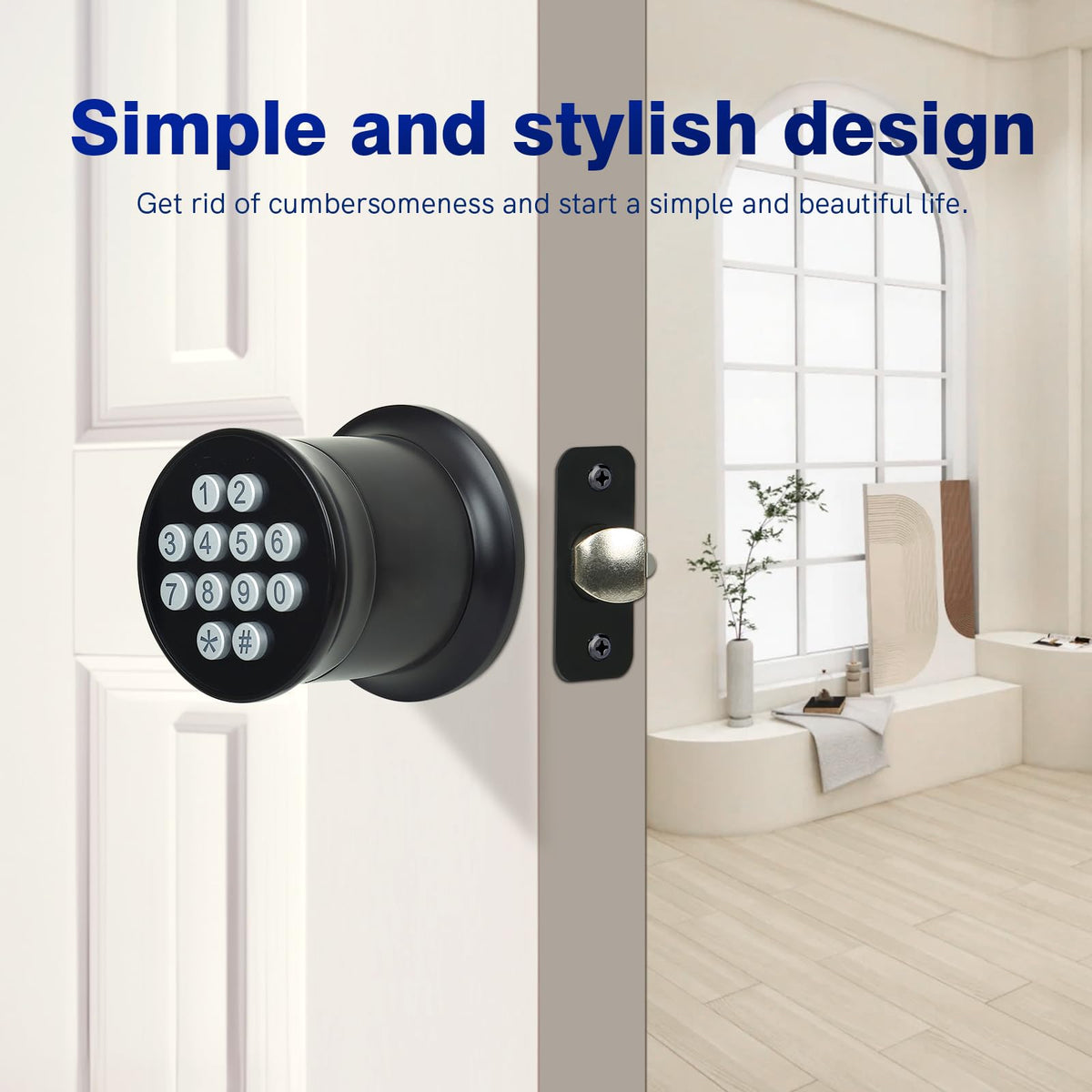 Cielsa Dawn exterior door lock with keypad ready for quick access to your space.