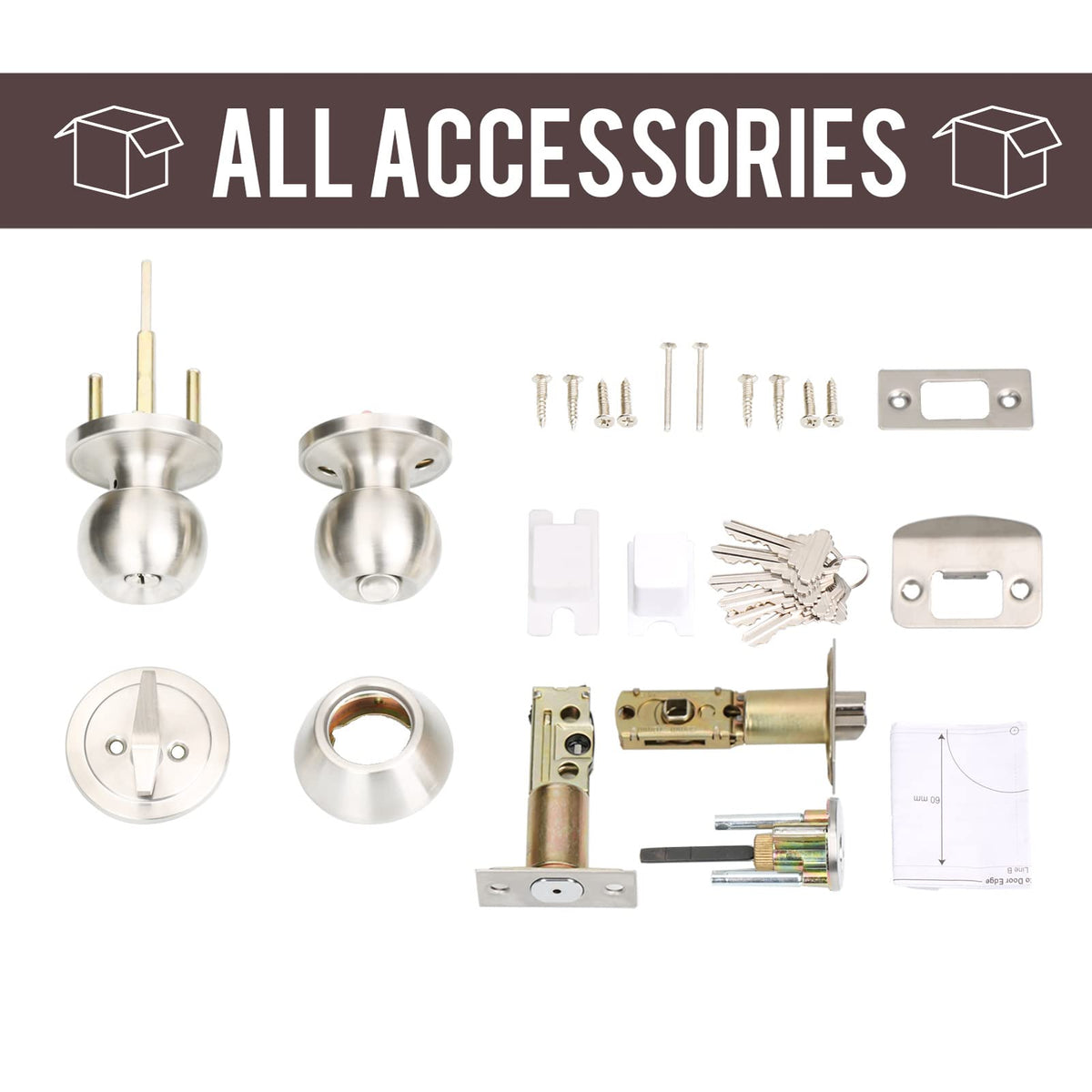 Cielsa Dawn keyed-alike exit lock set with matching keys for convenience