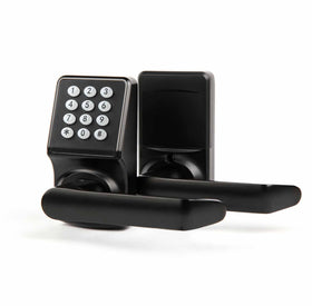 Cielsa Dawn keyless entry lock with handle, front view, secure access for home or hotel