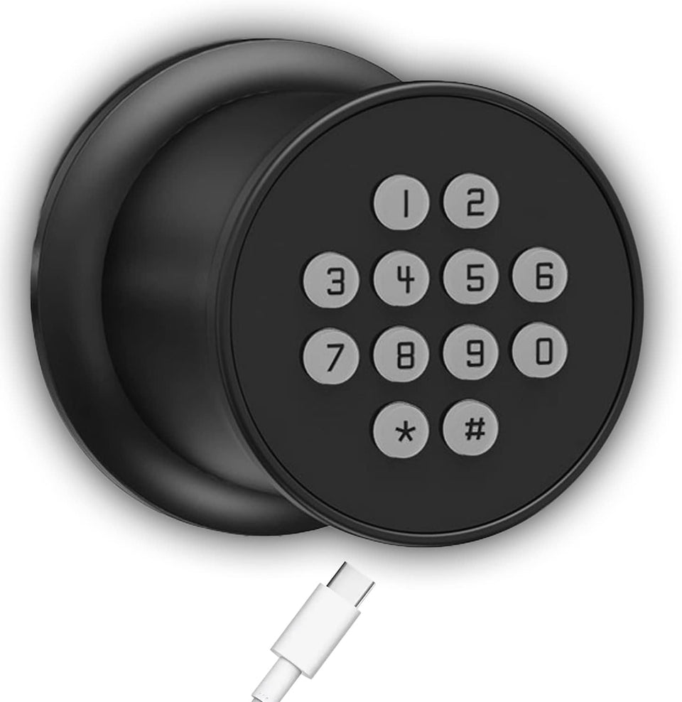 Cielsa Dawn keyless entry knob front view for secure home access.