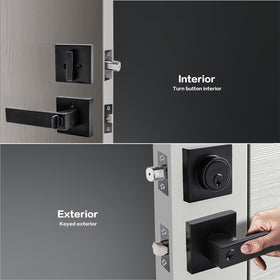 Cielsa Dawn reversible handle shows left-right door compatibility and versatile installation.