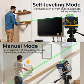 CIGMAN laser level magnetic-base provides secure setup on metal surfaces