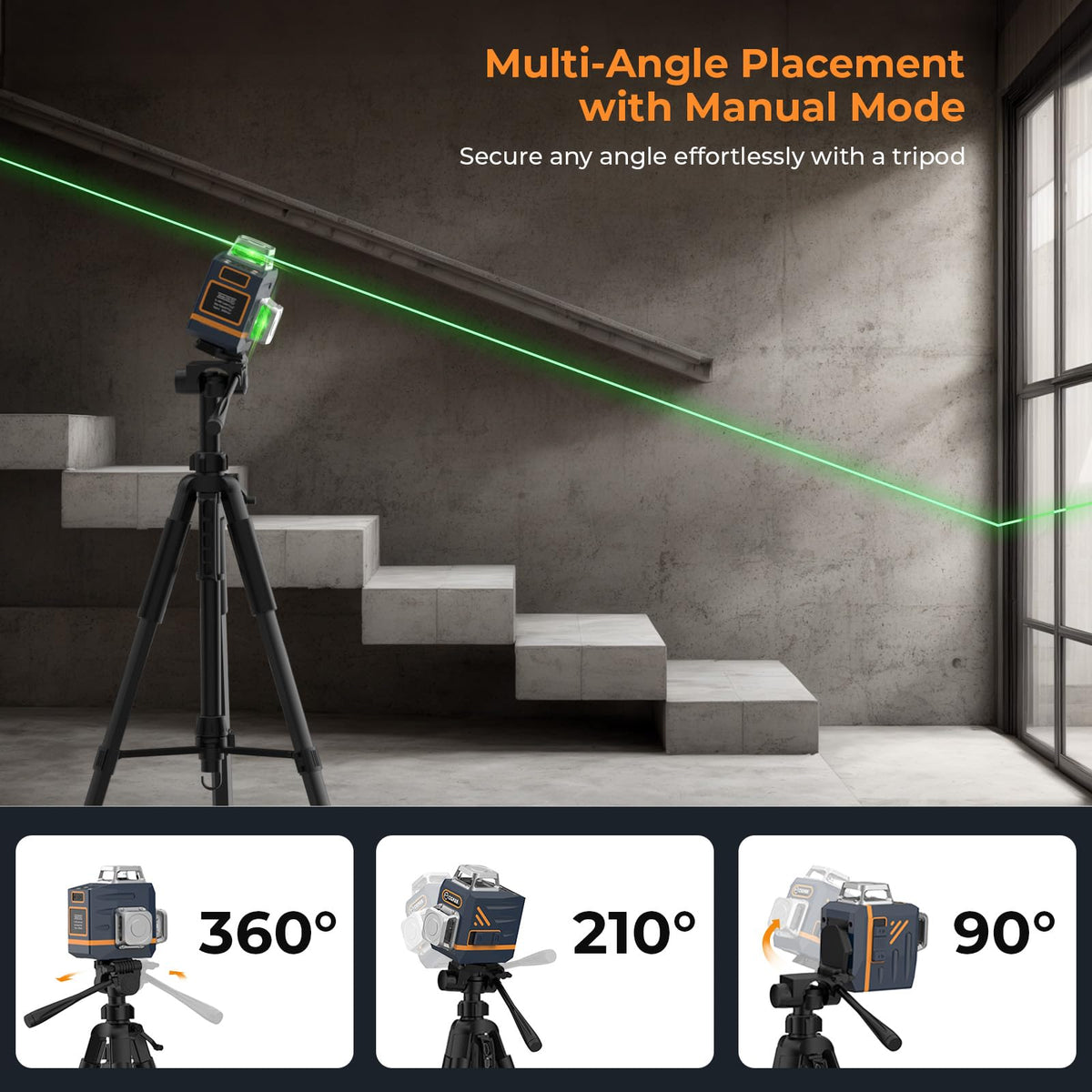 CIGMAN rotary base mount offers flexible attachment options