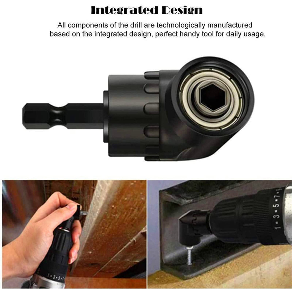 CIGOTU 360° rotatable adapter 1/4 to 1/4 inch improves control