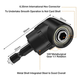 CIGOTU L-shaped double-ended socket for varied screws.