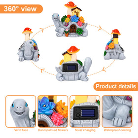 Cikoube turtle lawn decor adds cozy ambiance