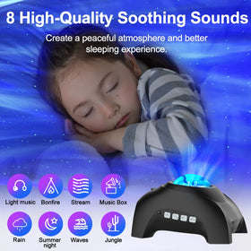 CIMELR Star Projector Bluetooth speaker spreads relaxing music and mood.