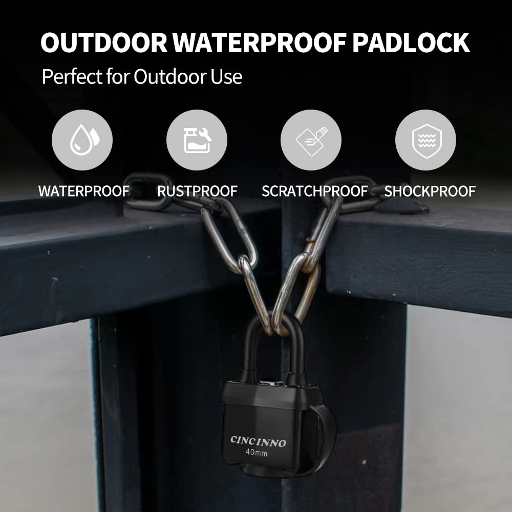 CINCINNO 1-9-16 inch lock body provides balanced security for sheds and lockers
