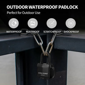 CINCINNO 1-9-16 inch lock body provides balanced security for sheds and lockers