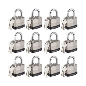 CINCINNO 40mm padlock close-up with nickel plating and smooth operation.
