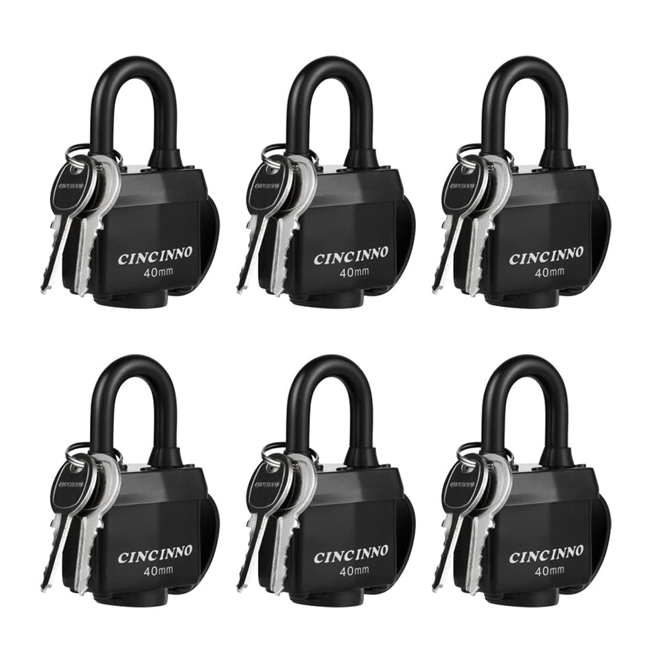 CINCINNO weatherproof padlock outer body protects against the elements for outdoor use
