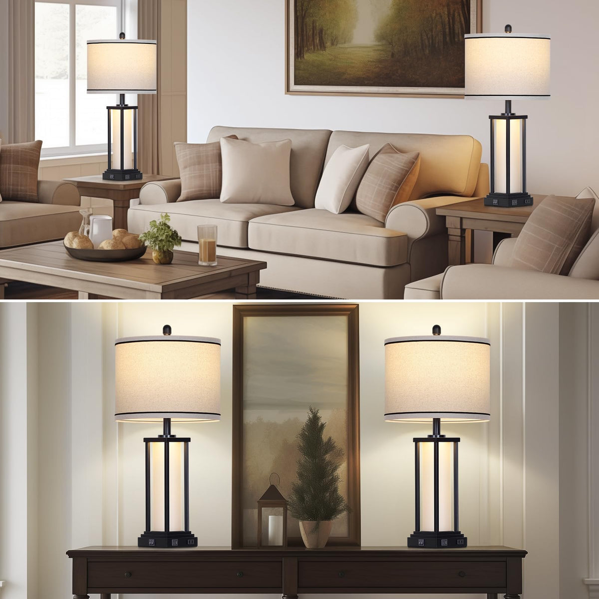 Cinkeda includes four LED bulbs for instant setup.