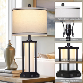 Cinkeda dual-switch design lets you choose bright task lighting.