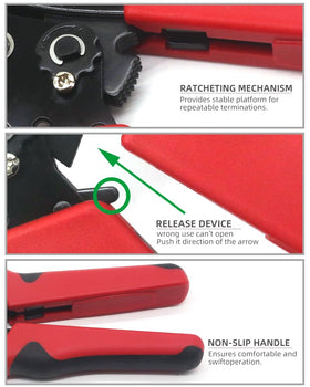 CINLIN SN-68B ergonomic handle provides a non-slip grip.